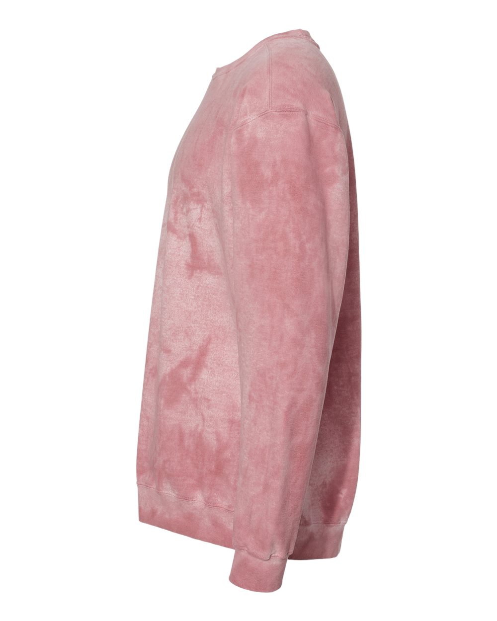 Left View of Clay Colorblast™ Crewneck Sweatshirt - 1545