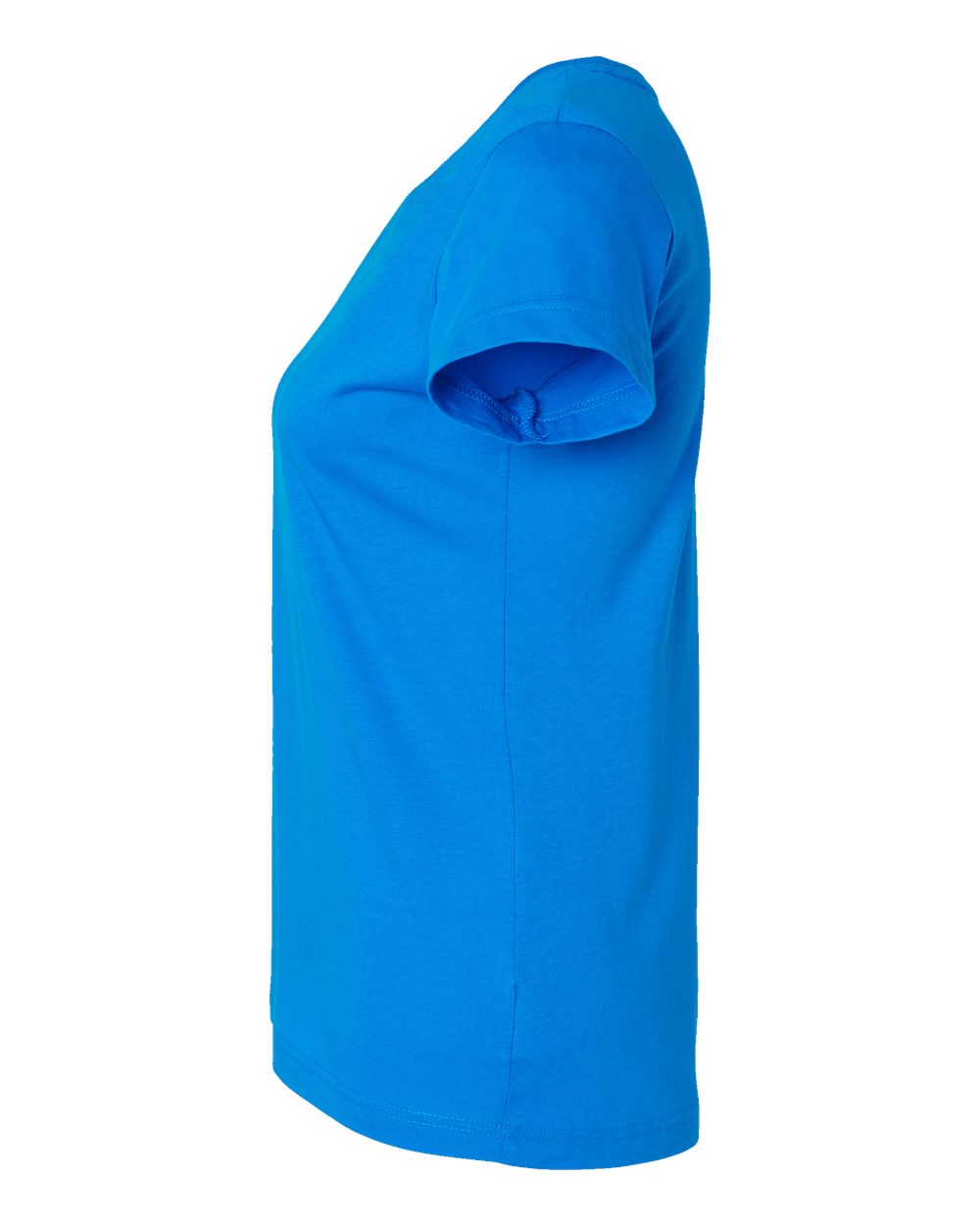Left View of Cobalt Women's Fine Jersey Tee - 3516