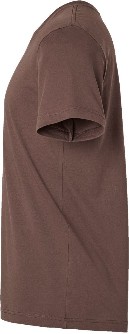 Left View of Cocoa Jersey Tee - 3001