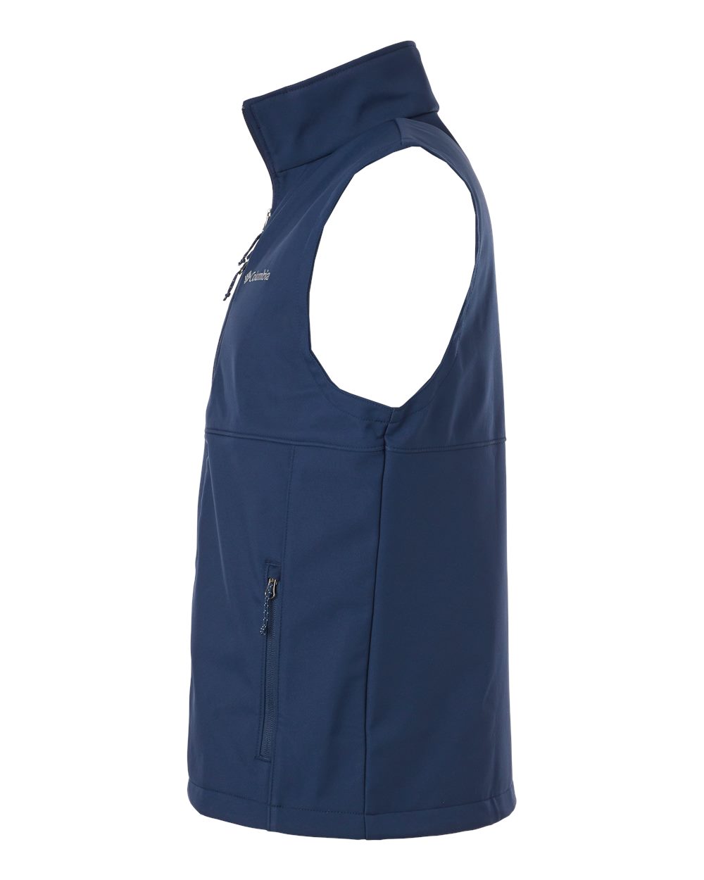 Left View of Collegiate Navy Ascender™ II Soft Shell Vest - 209047