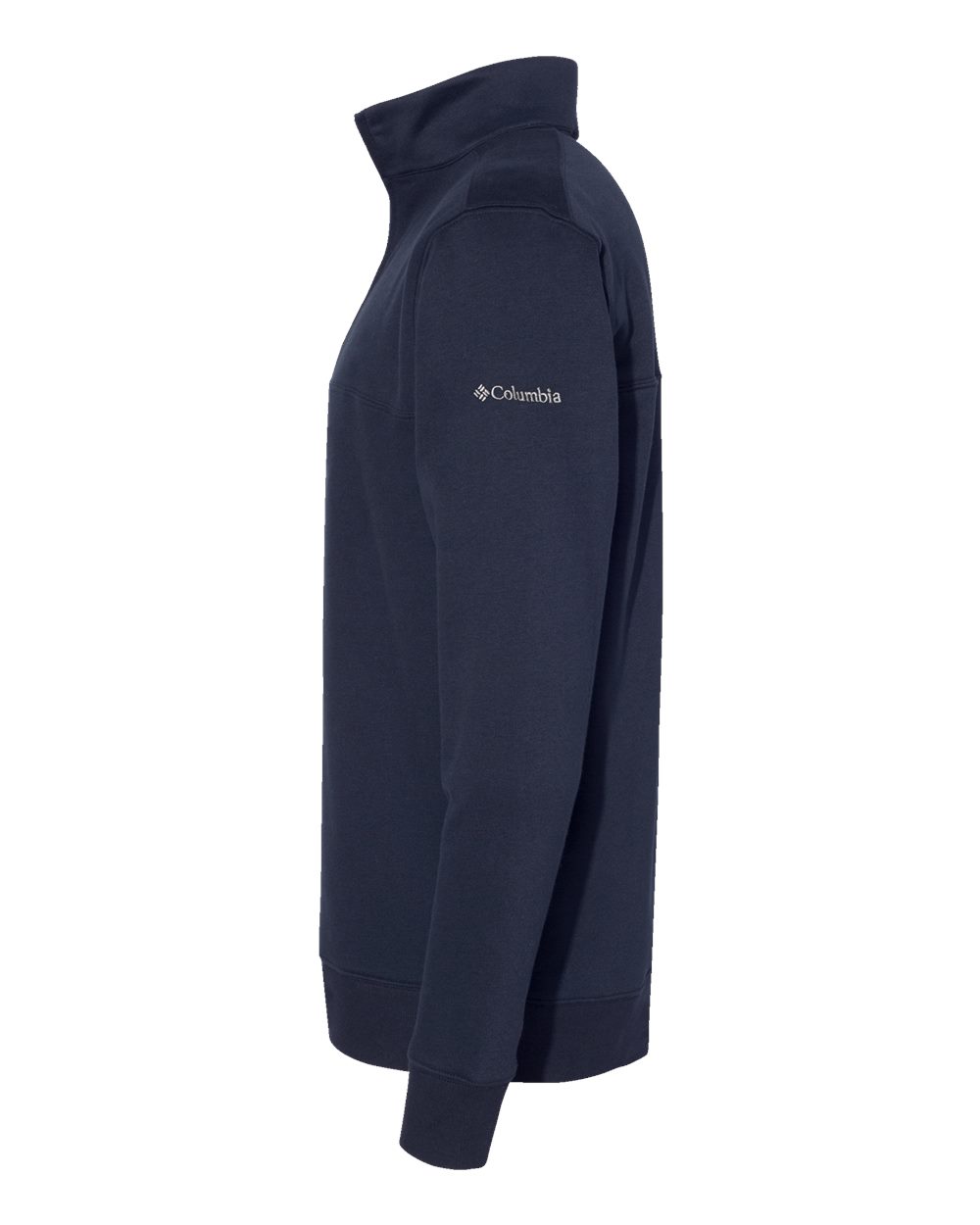 Left View of Collegiate Navy Hart Mountain™ II Half-Zip Pullover - 212475
