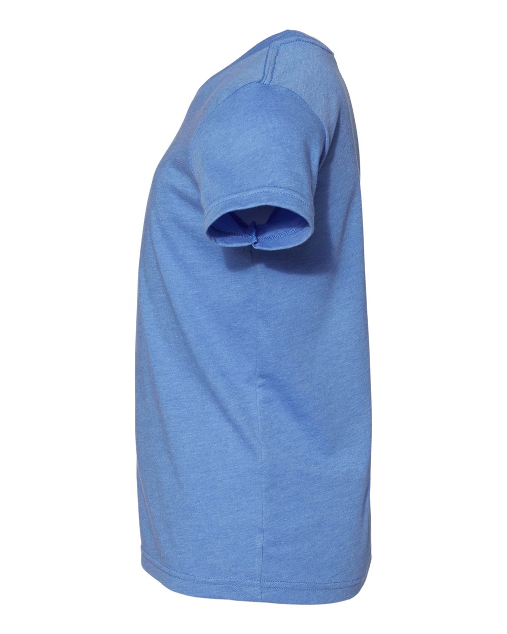 Left View of Columbia Blue Youth Jersey Tee - 3001Y