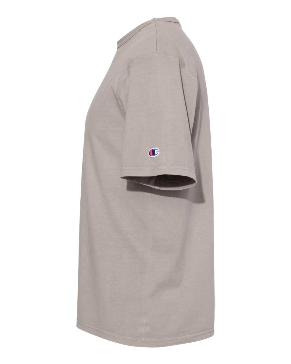 Left View of Concrete Garment-Dyed T-Shirt - CD100