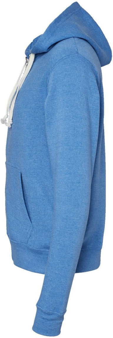 Left View of Cool Royal Triblend Triblend Full-Zip Hooded Sweatshirt - 8872