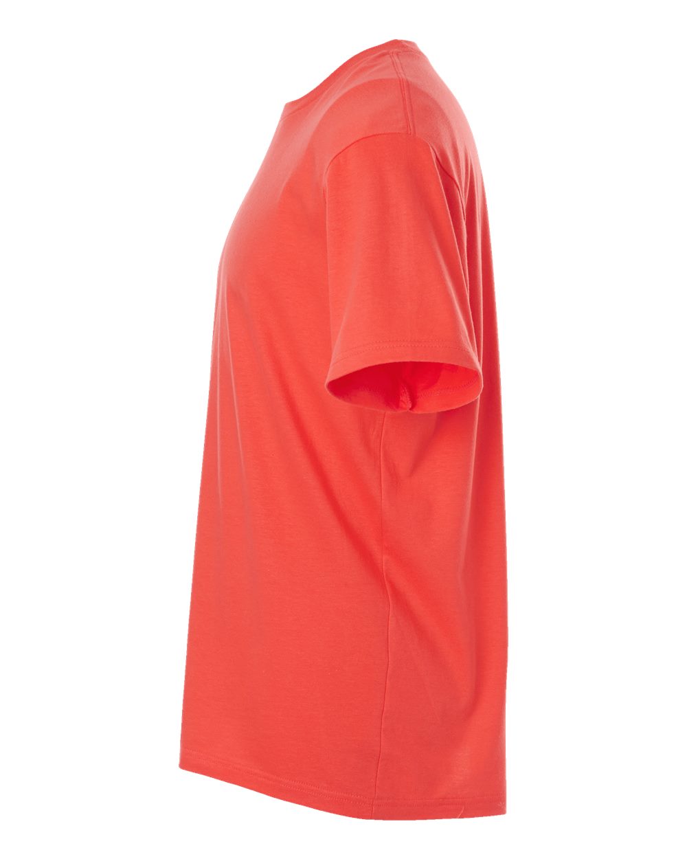 Left View of Coral Fine Jersey Tee - 2001