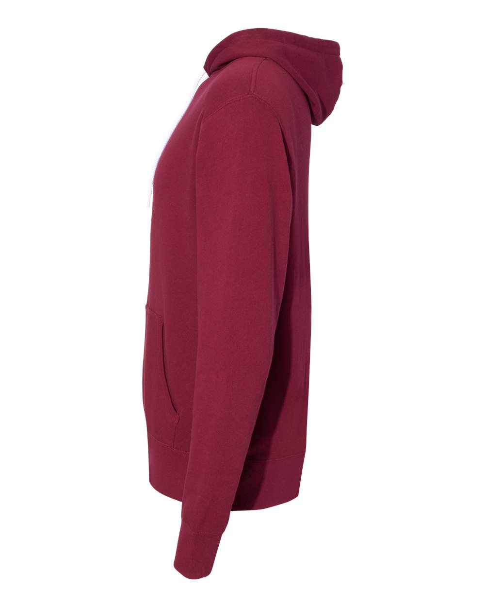 Left View of Currant Lightweight Hooded Sweatshirt - AFX90UN
