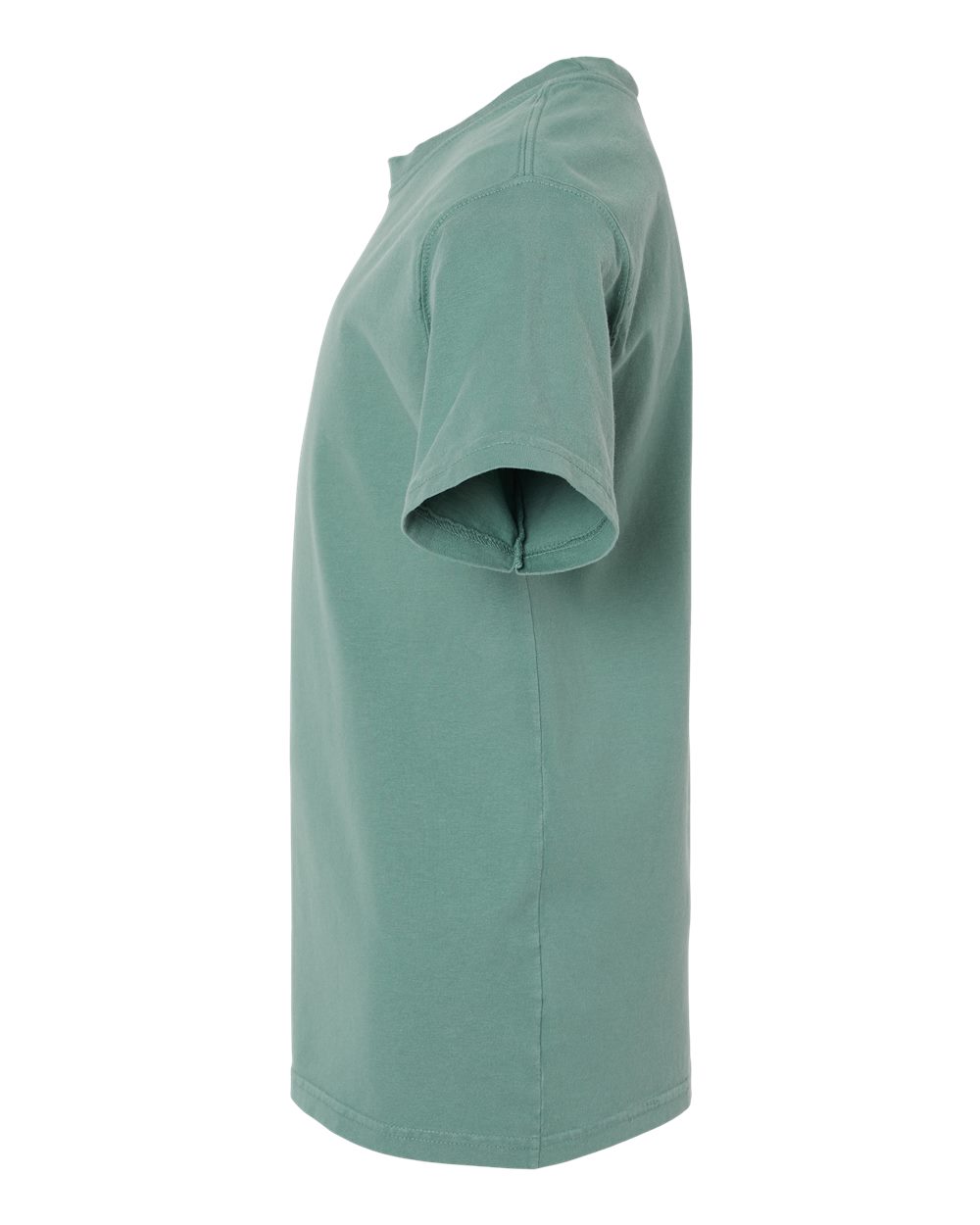 Left View of Cypress Green Garment-Dyed Youth T-Shirt - GDH175