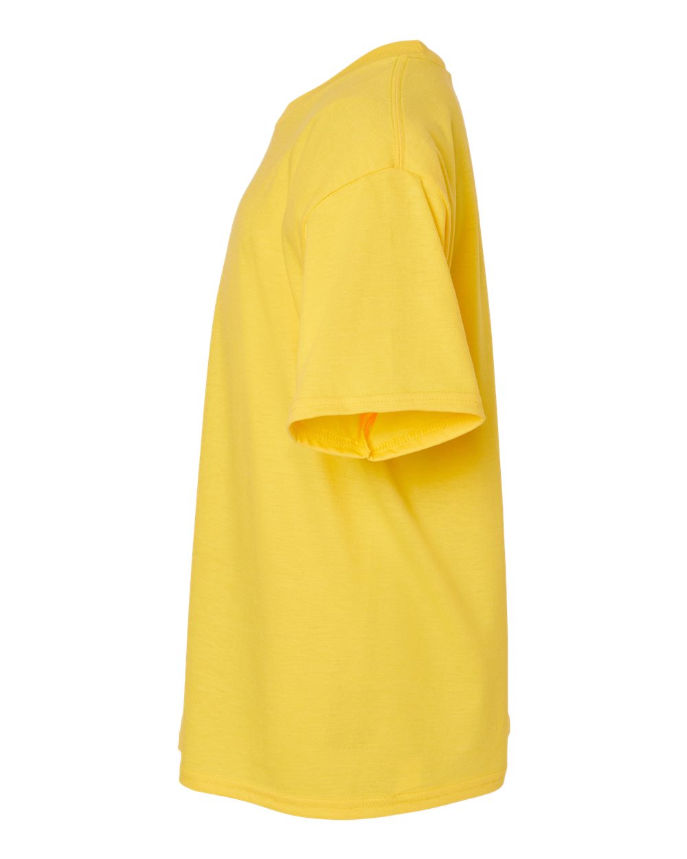 Left View of Daisy Mist Softstyle® Youth CVC T-Shirt - 64000BCVC