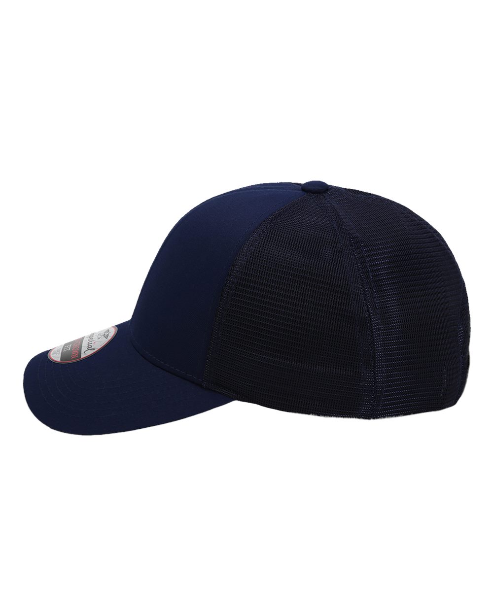 Left View of Dark Blue The Whitaker Mesh Cap - 1988M