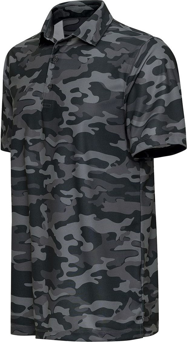 Left View of Dark Camo Newport Camo Polo - 170