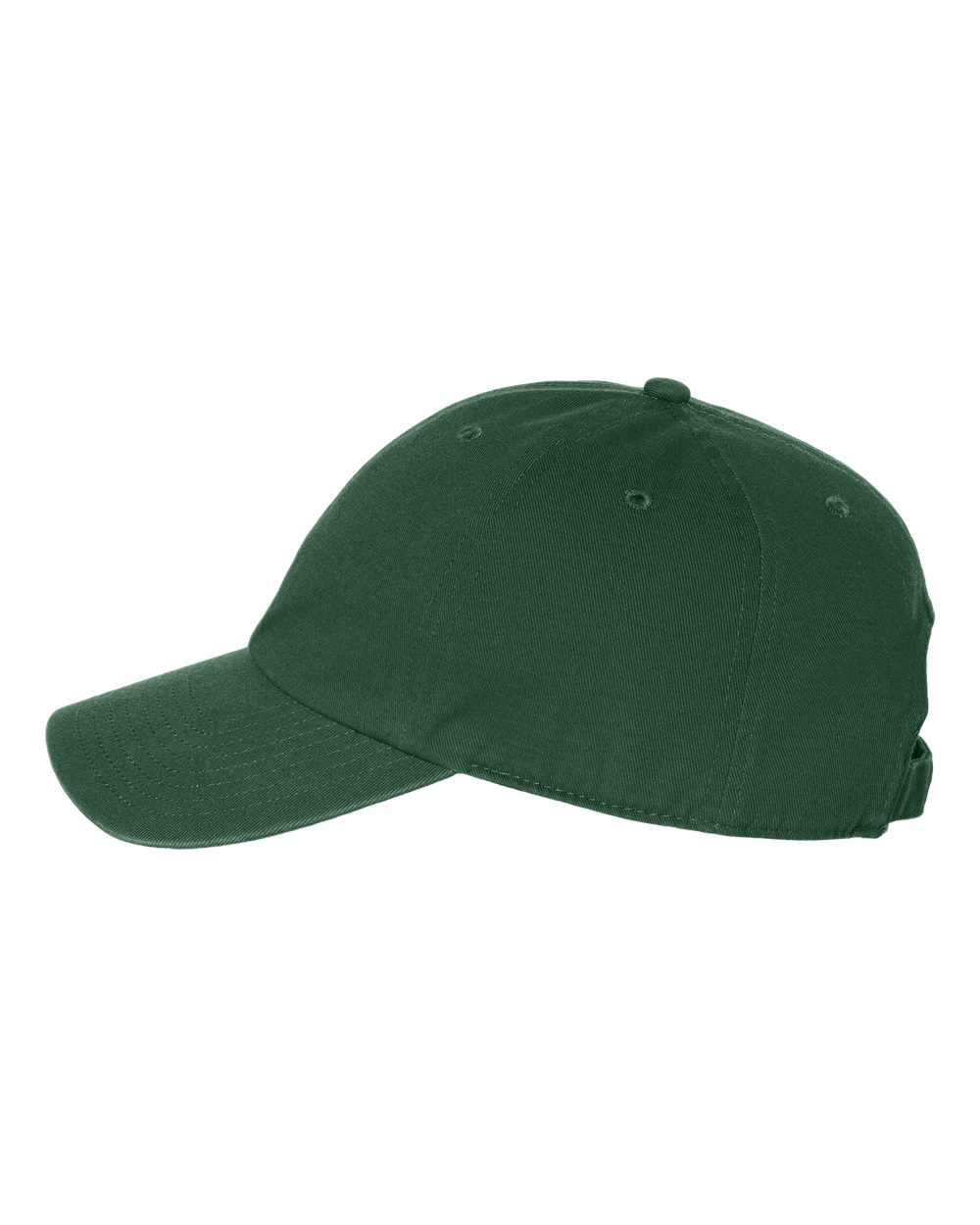 Left View of Dark Green Clean Up Cap - 4700