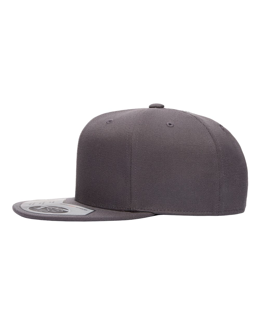 Left View of Dark Grey 110® Snapback Cap - 110F