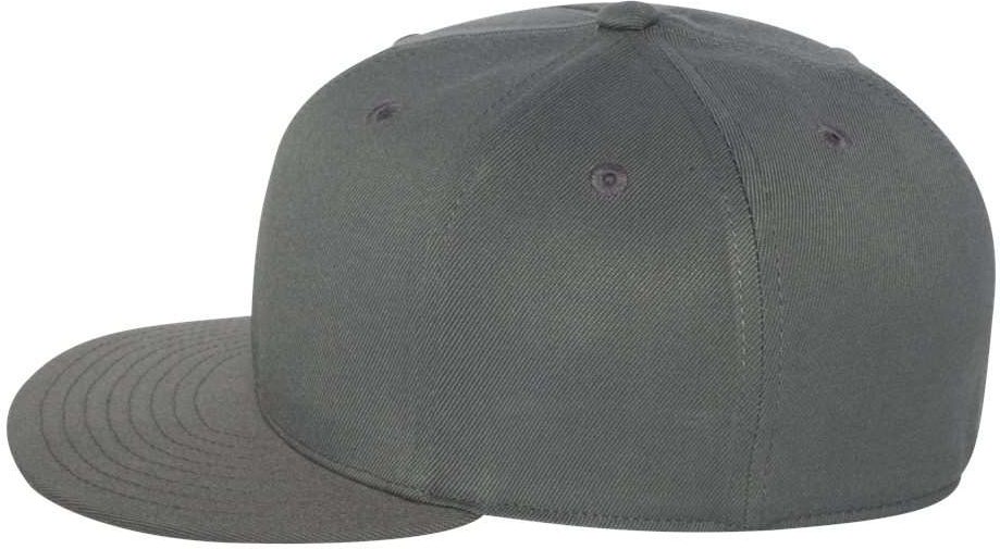 Left View of Dark Grey 210® Flat Bill Cap - 6210FF