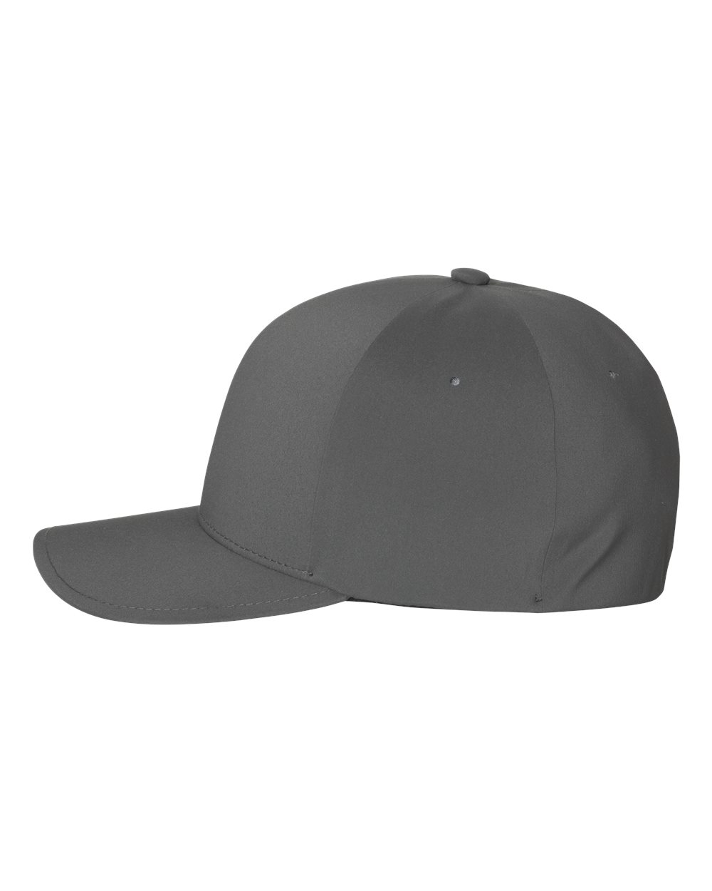 Left View of Dark Grey Delta® Seamless Cap - 180
