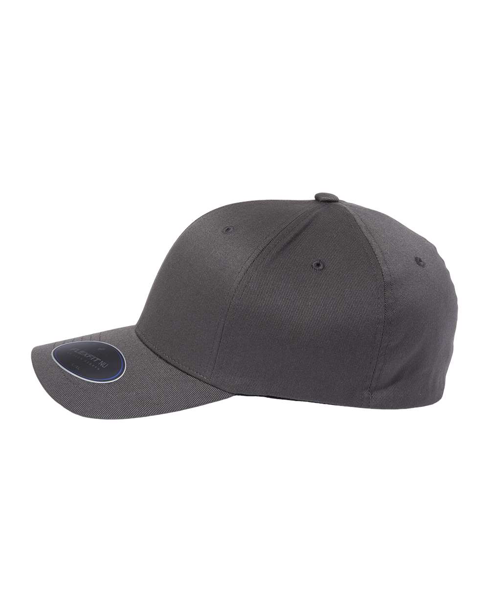 Left View of Dark Grey NU® Cap - 6100NU