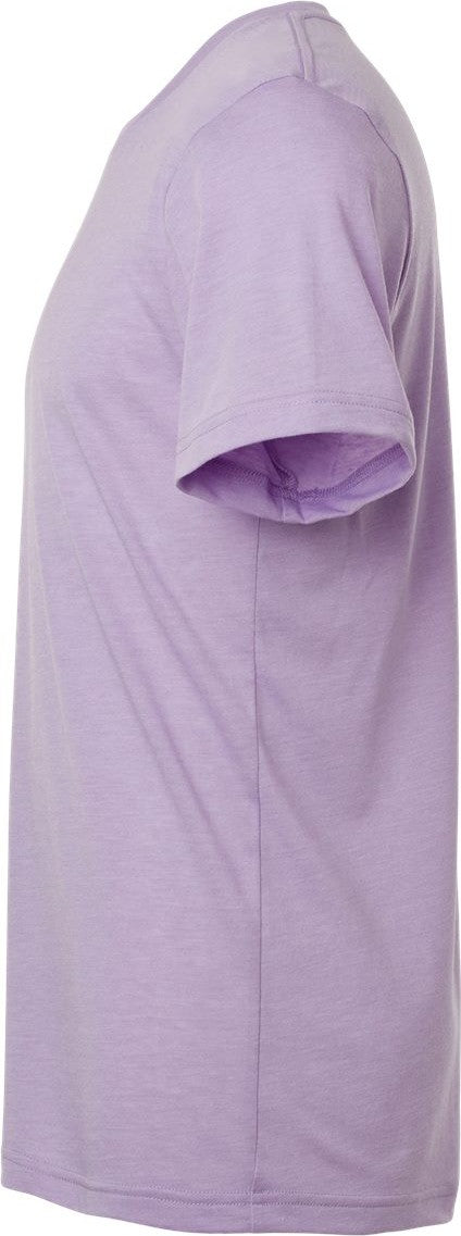 Left View of Dark Lavender Triblend Triblend Tee - 3413