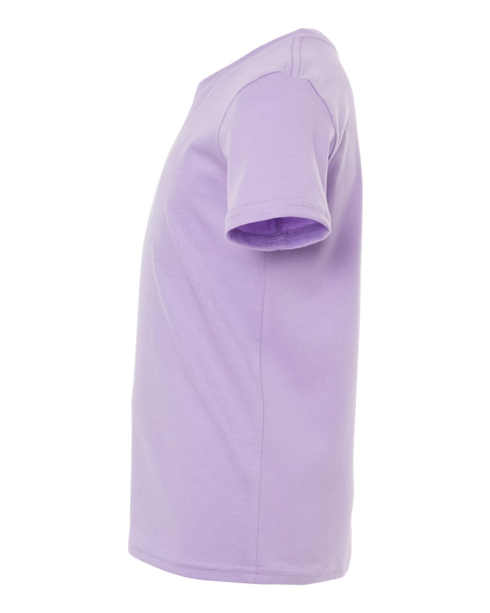 Left View of Dark Lavender Youth Jersey Tee - 3001Y