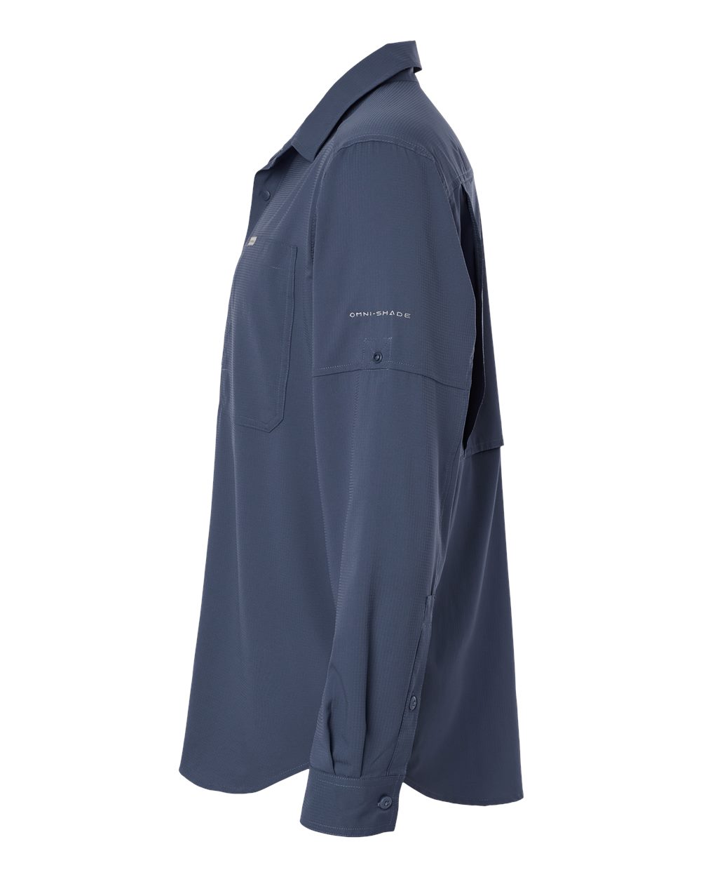 Left View of Dark Mountain Silver Ridge™ Utility Lite Long Sleeve Shirt - 201293