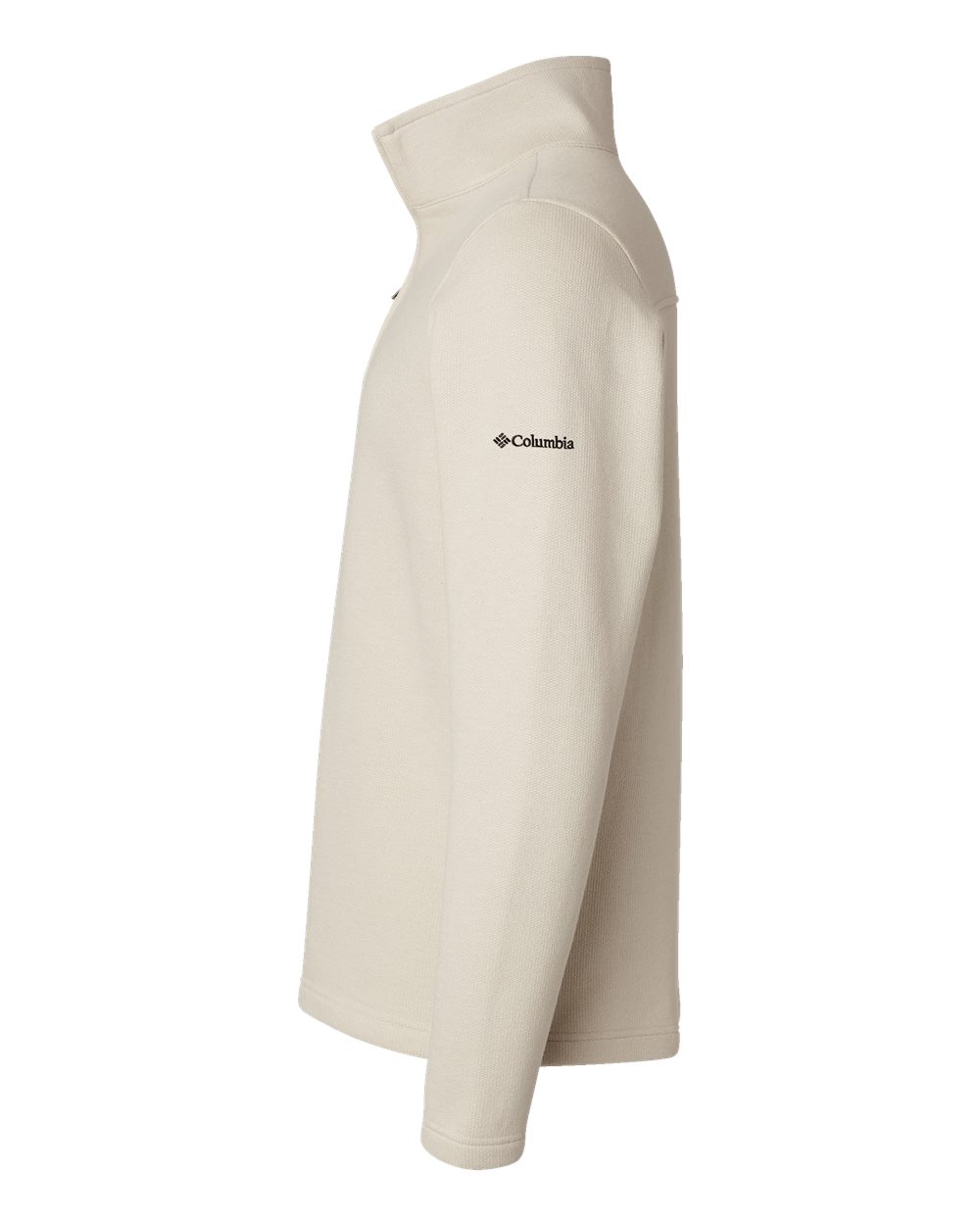 Left View of Dark Stone Heather Great Hart Mountain™ III Half-Zip Pullover - 212487