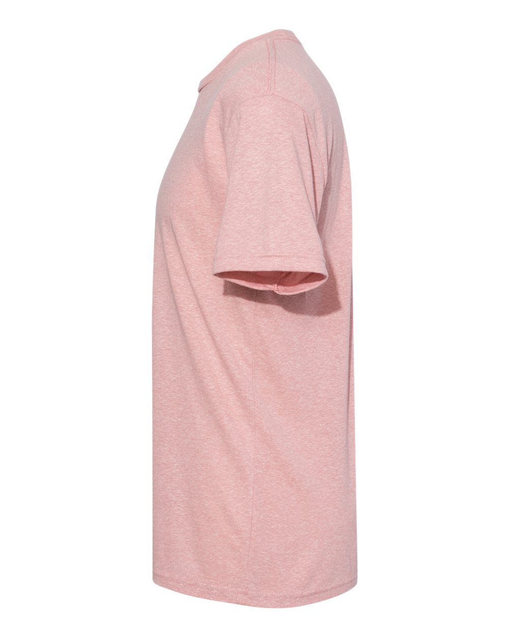 Left View of Desert Pink Triblend T-Shirt - 6010