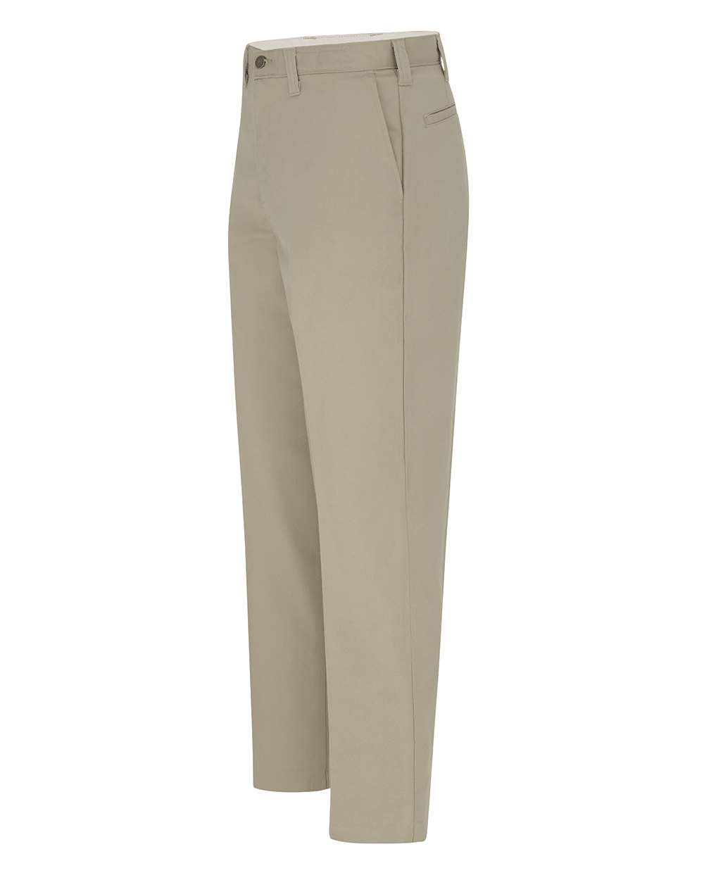 Left View of Desert Sand - 37 Unhemmed Premium Industrial Multi-Use Pocket Pants - Extended Sizes - LP22EXT