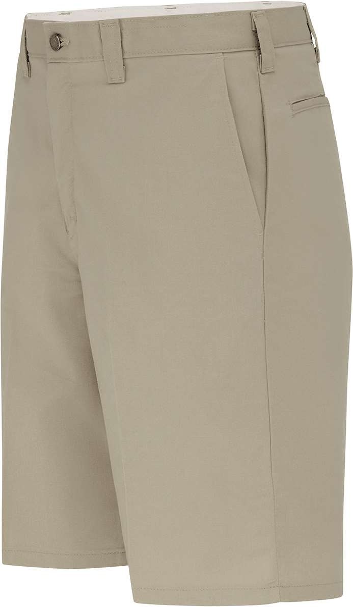 Left View of Desert Sand Premium Industrial Multi-Use Pocket Shorts - Extended Sizes - LR62EXT