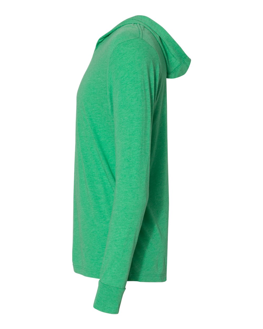 Left View of Envy Triblend Hooded Long Sleeve Pullover - 6021