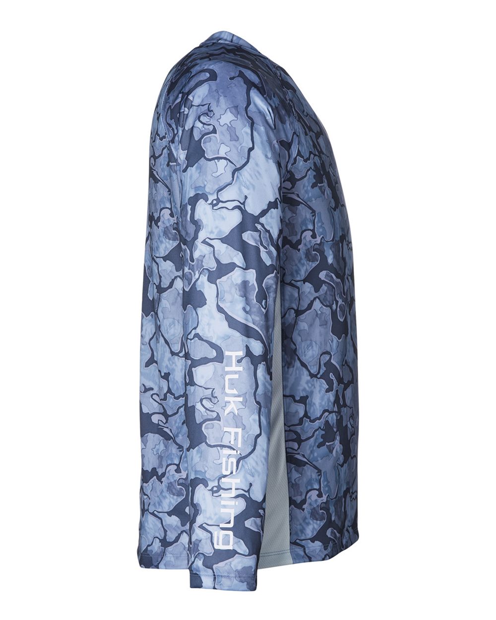 Left View of Erie LoPro Camo Long Sleeve T-Shirt - H12L003