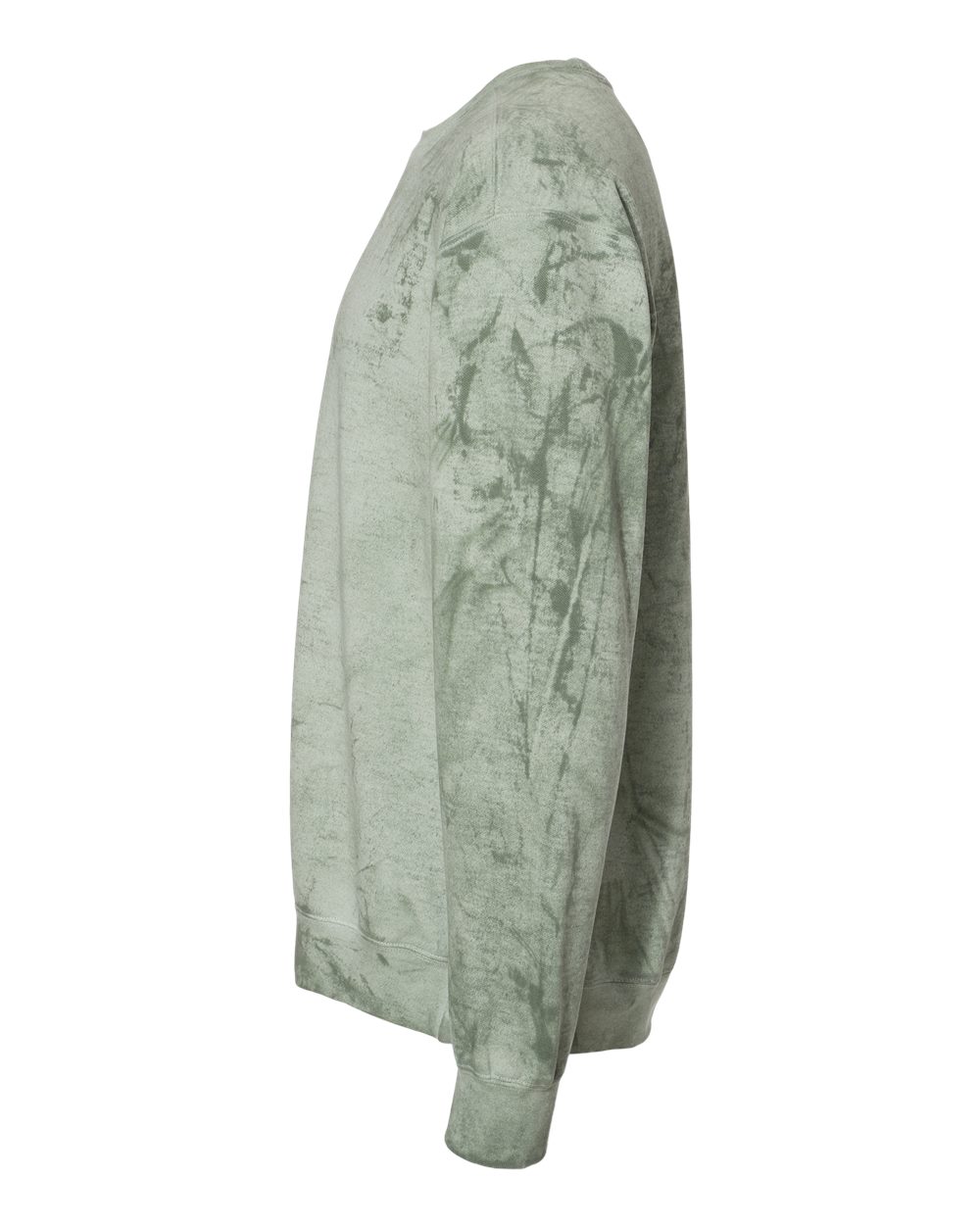 Left View of Fern Colorblast™ Crewneck Sweatshirt - 1545