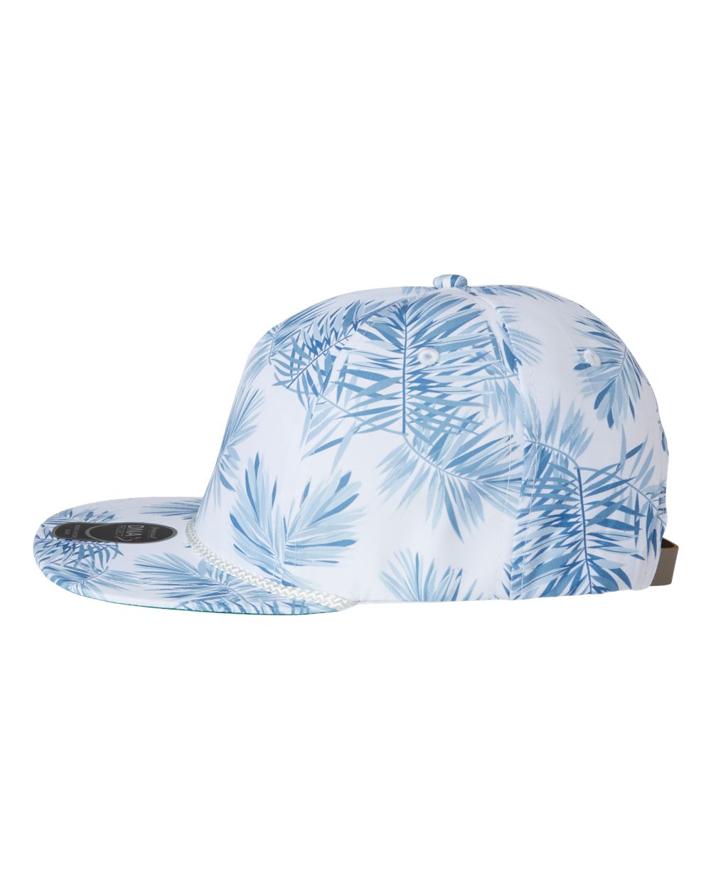 Left View of Floral Mist The Aloha Rope Cap - DNA010