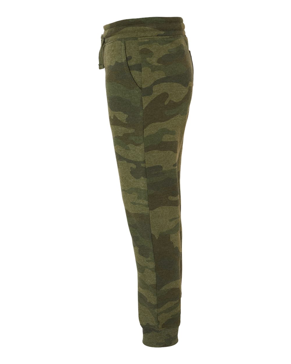Left View of Forest Camo Heather Toddler Lightweight Special Blend Sweatpants - PRM11PNT