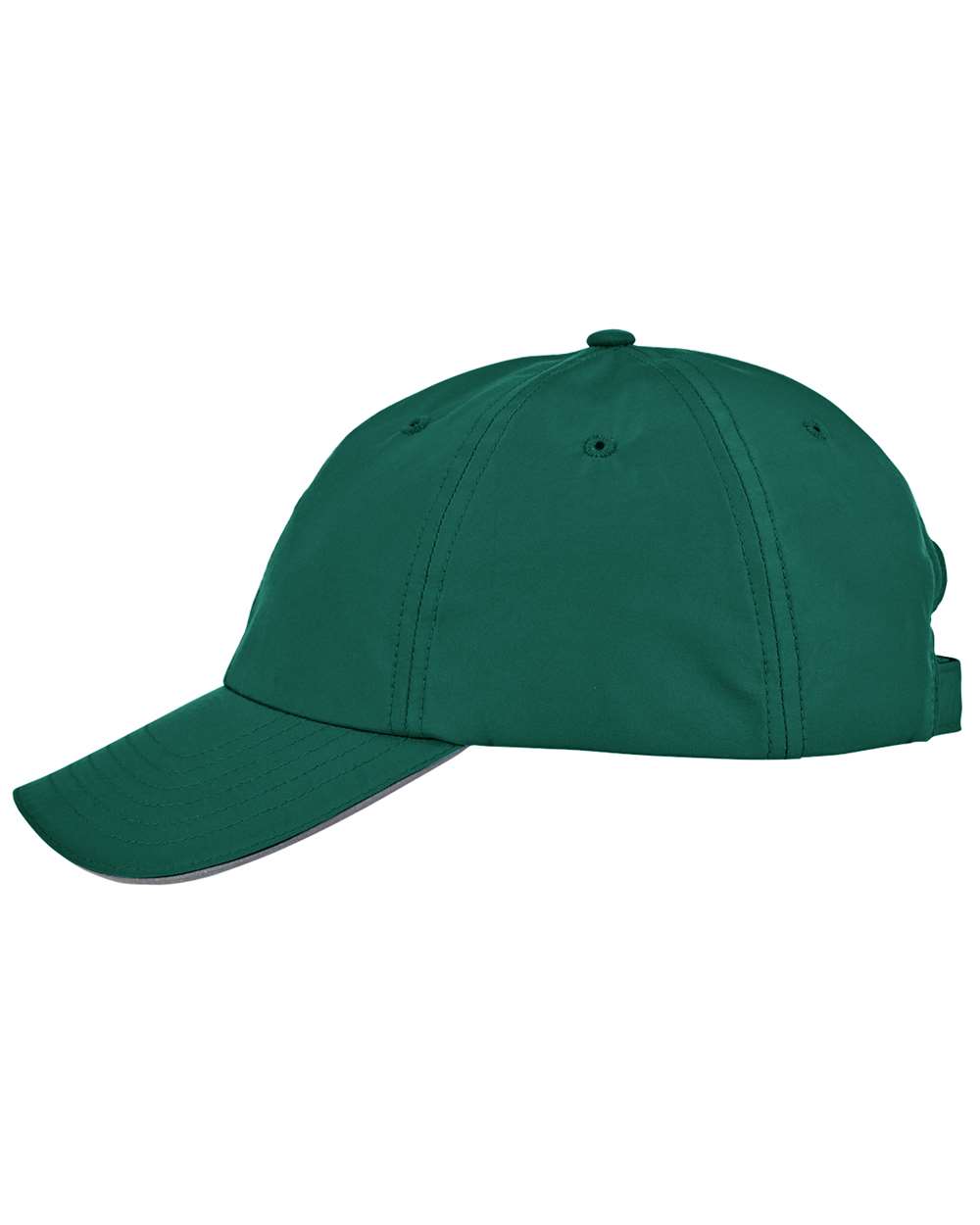 Left View of Forest Green Pitch Performance Cap - CE001