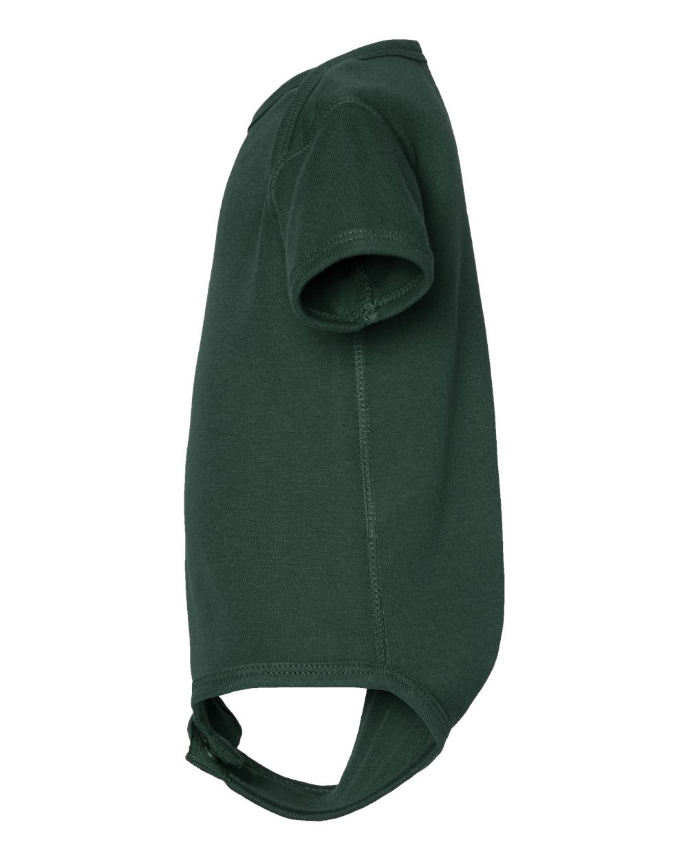 Left View of Forest Infant Baby Rib Bodysuit - 4400