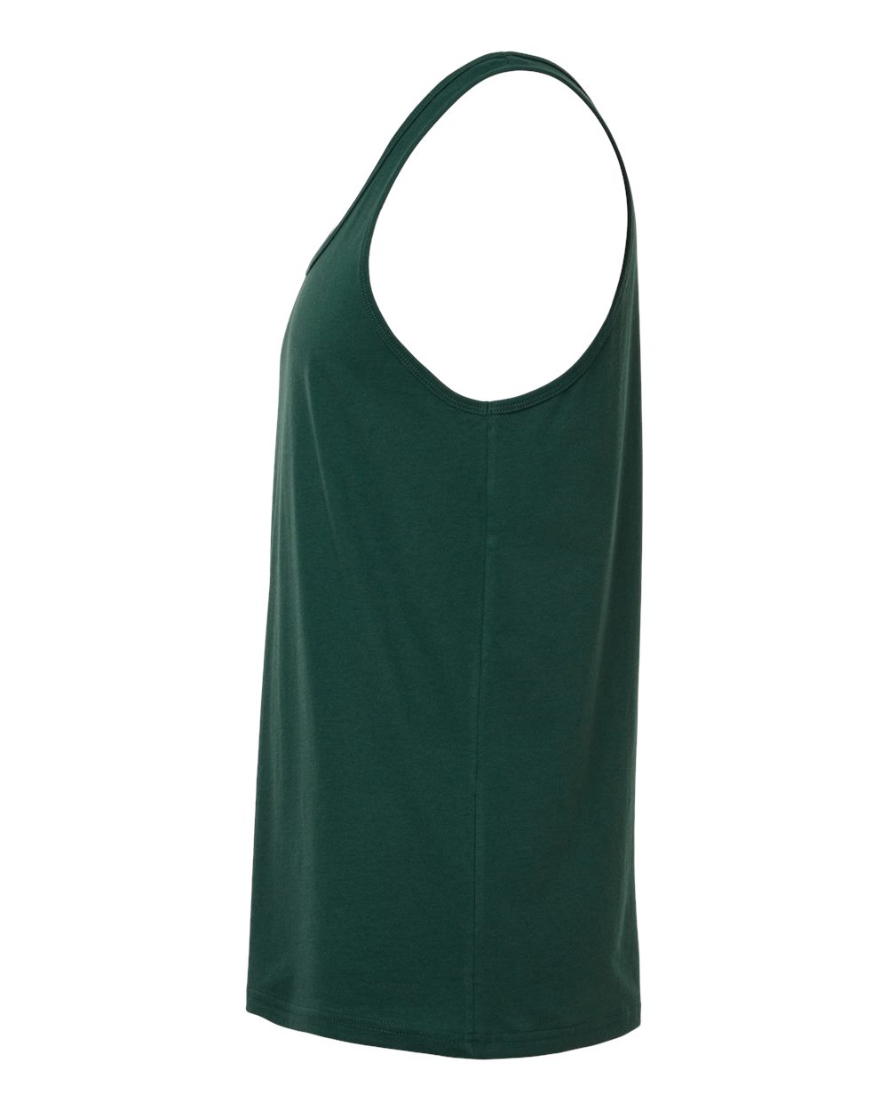 Left View of Forest Jersey Tank - 3480