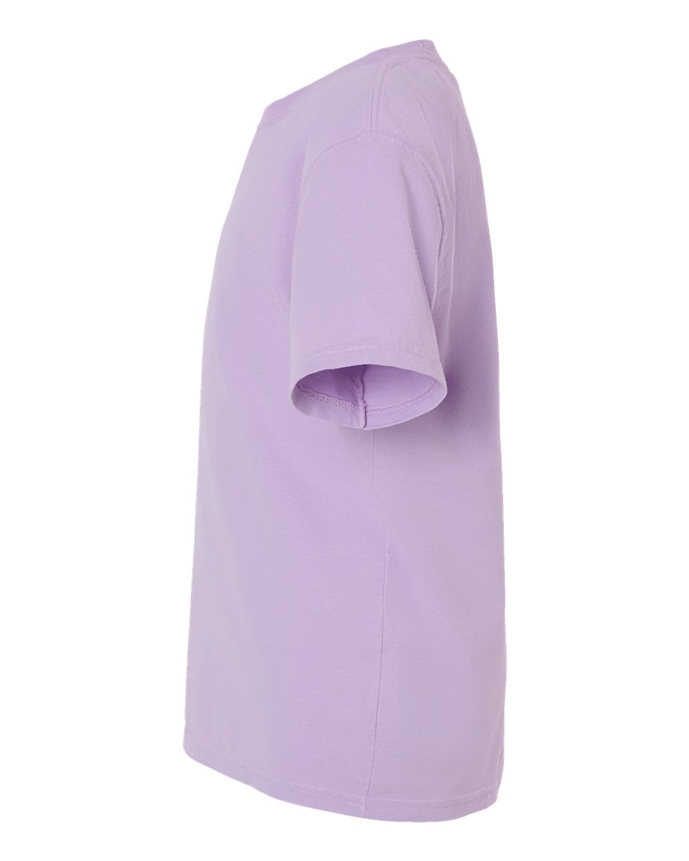 Left View of Future Lavender Garment-Dyed Youth T-Shirt - GDH175