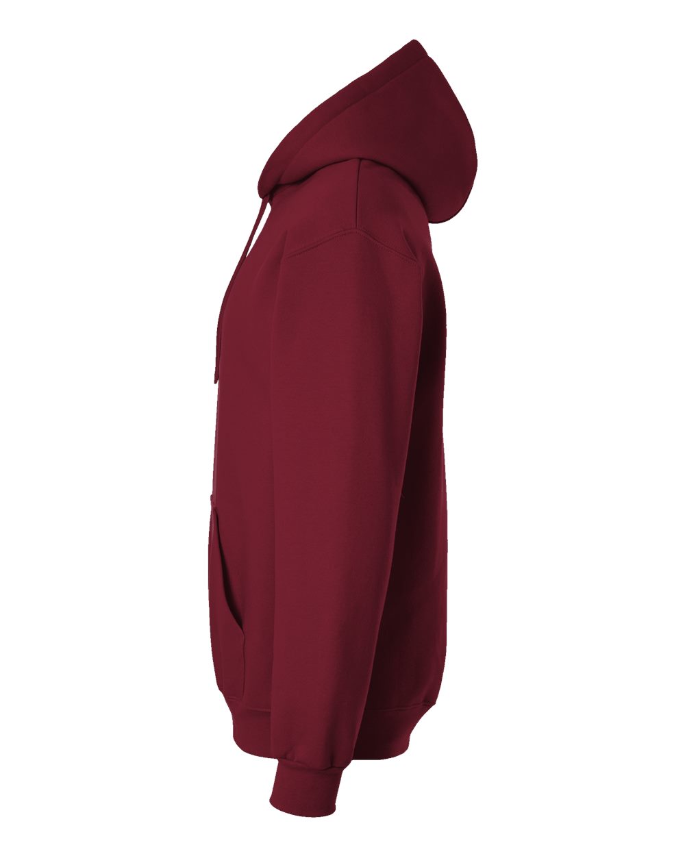 Left View of Garnet Hammer™ Maxweight Hooded Sweatshirt - 19500