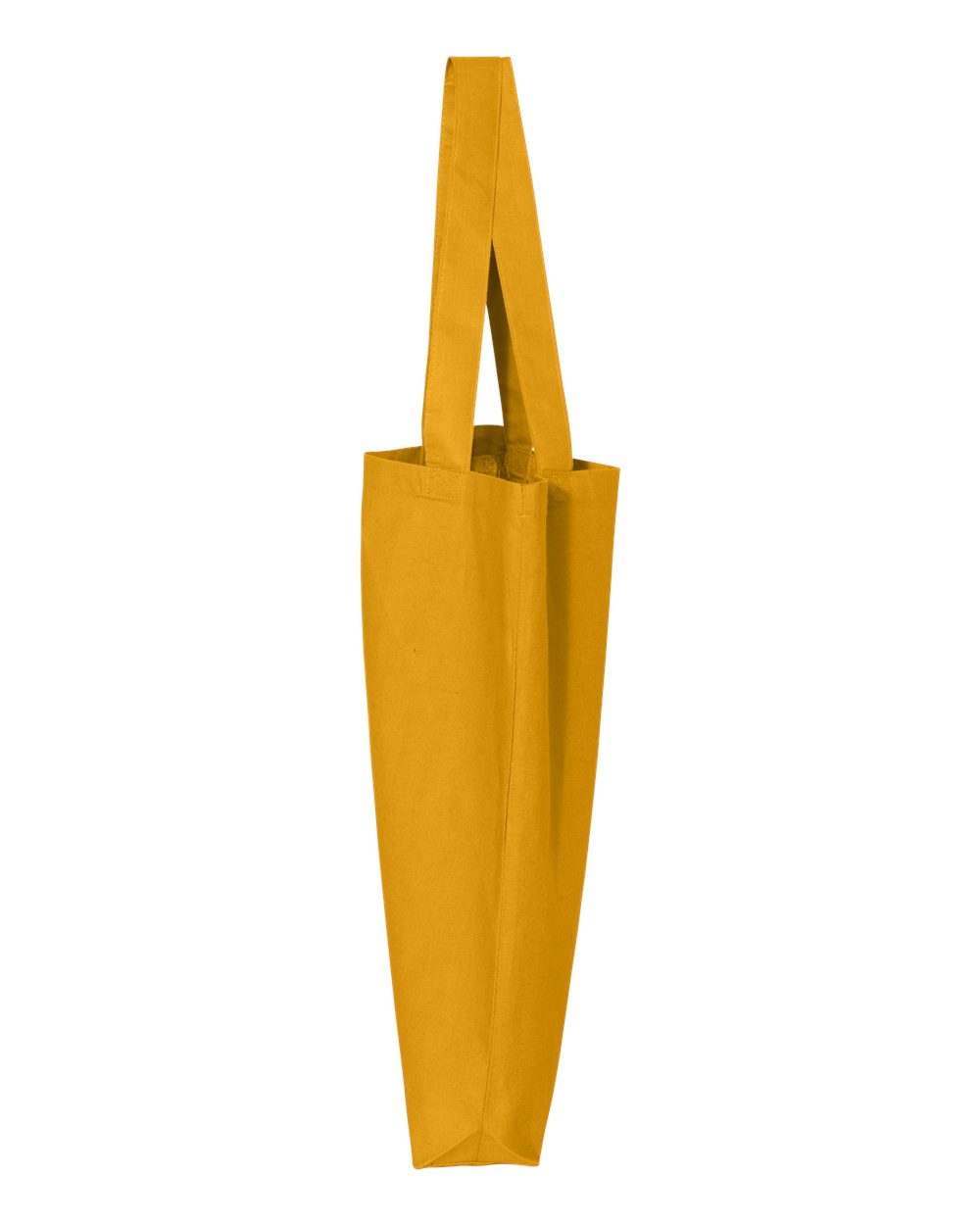 Left View of Gold 12L Economical Tote - QTBG