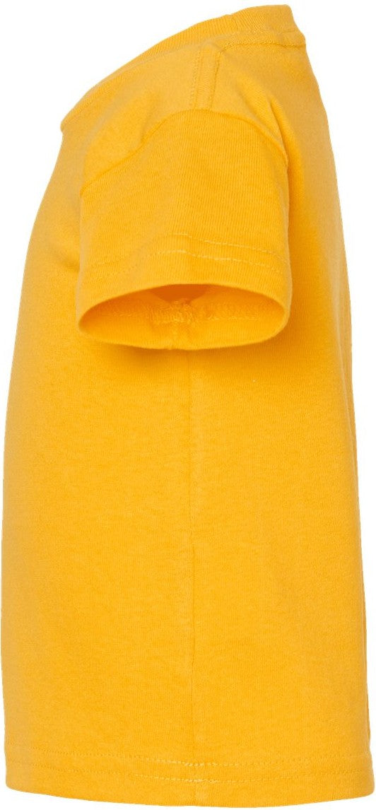 Left View of Gold Infant Cotton Jersey Tee - 3401