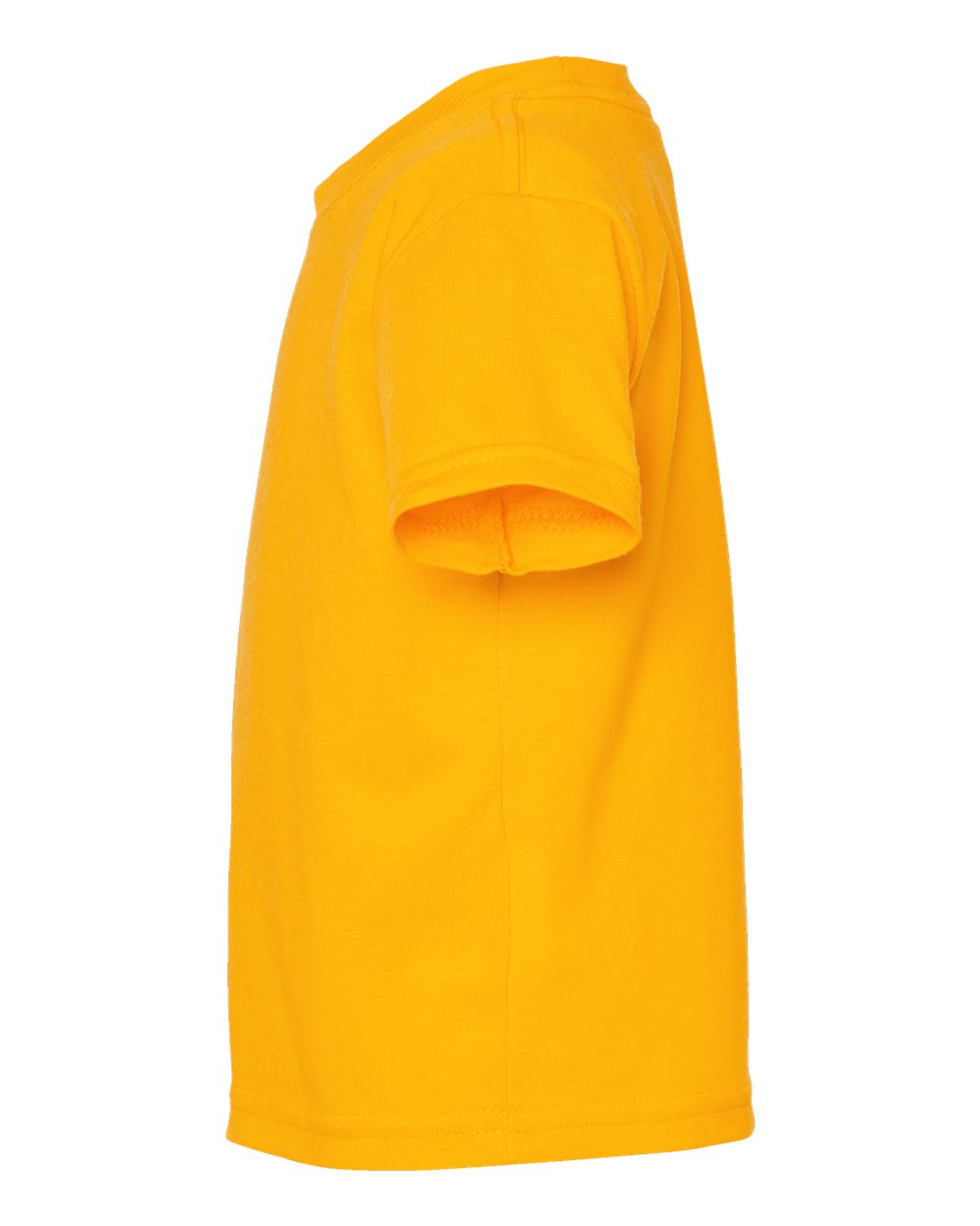 Left View of Gold Infant Fine Jersey Tee - 3322