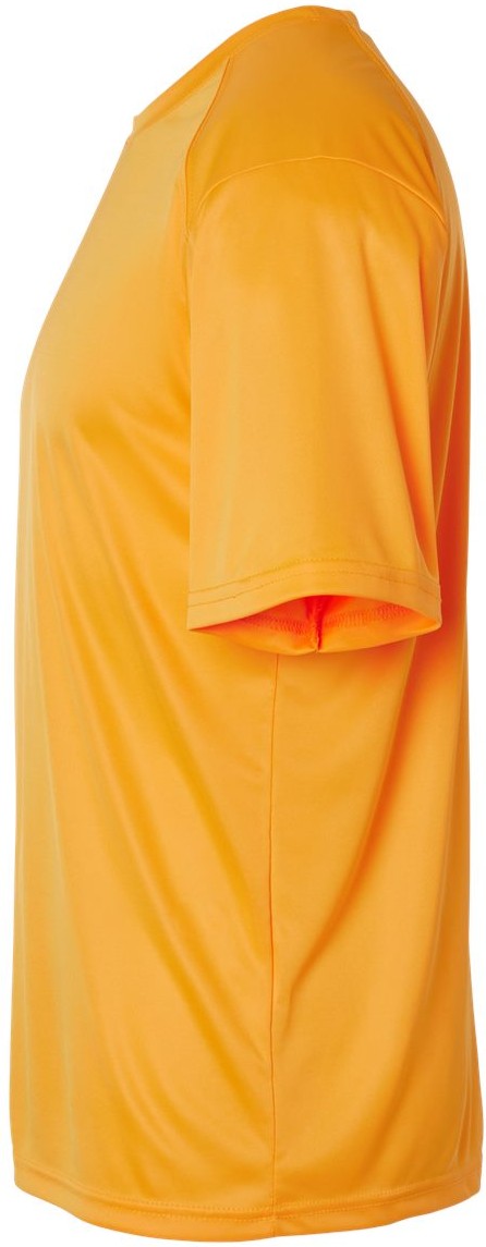 Left View of Gold Islander Performance T-Shirt - 200