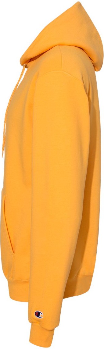 Left View of Gold Powerblend® Hooded Sweatshirt - S700