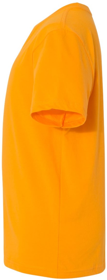Left View of Gold Youth Cotton T-Shirt - 3310