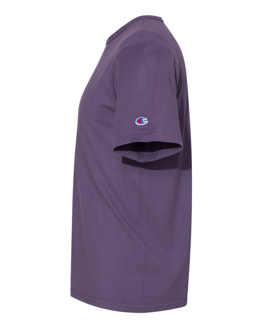 Left View of Grape Soda Garment-Dyed T-Shirt - CD100