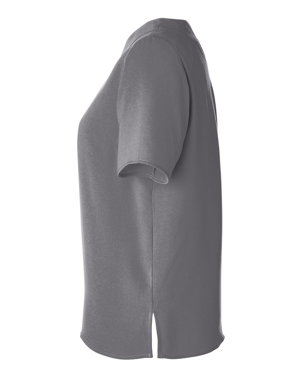 Left View of Graphite Women's Perfect Fit™ Boat Neck Blouse - DP613W