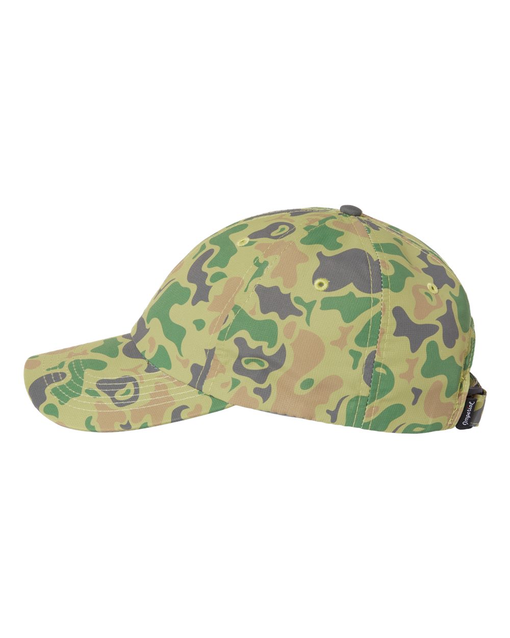 Left View of Green Duck Camo Alter Ego Cap - X210R