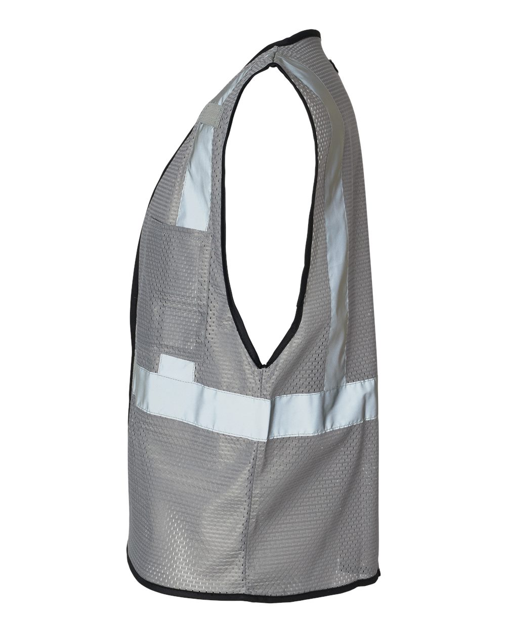 Left View of Grey - B131 EV Series® Enhanced Visibility Non-ANSI Vest - B120-131