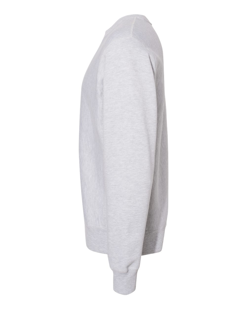 Left View of Grey Heather Legend - Premium Heavyweight Cross-Grain Crewneck Sweatshirt - IND5000C