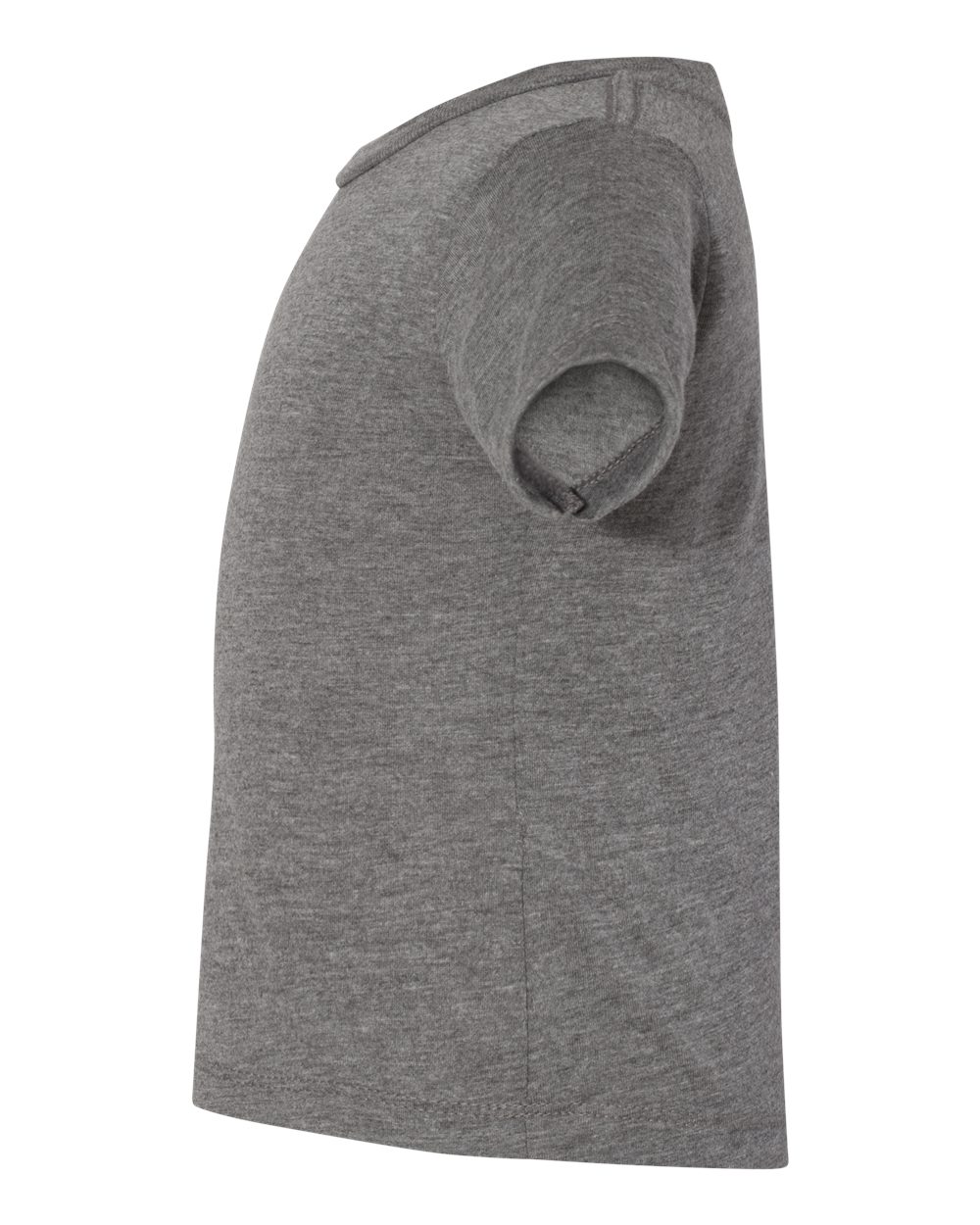 Left View of Grey Triblend Infant Triblend Tee - 3413B