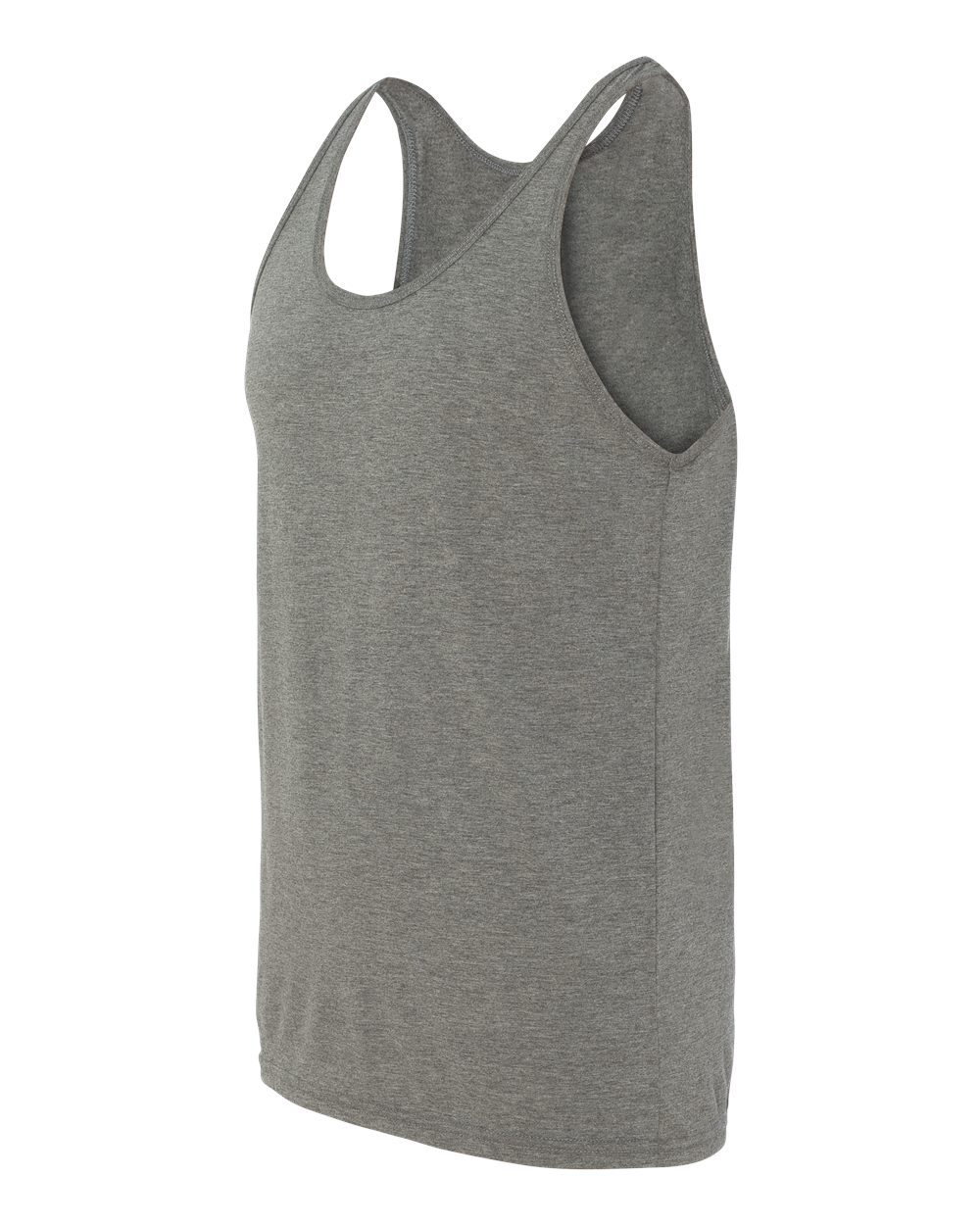 Left View of Grey Triblend Triblend Tank - 3484