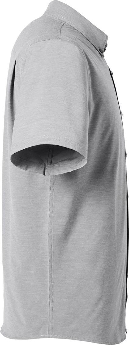 Left View of Harbor Mist Kona Solid Shirt - H150154
